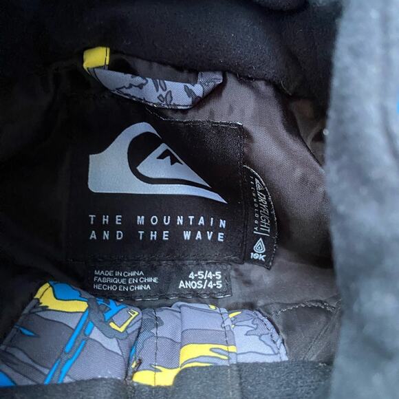 Quiksilver Kids' Multicolor Raincoat - Picture 3 of 3